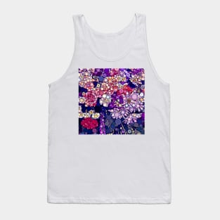 Dotty Floral Abstract Tank Top